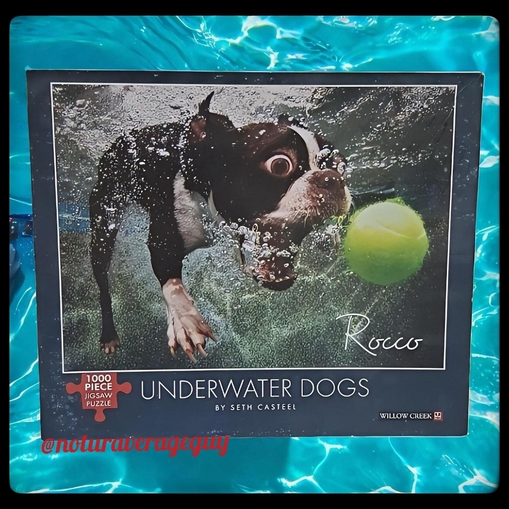 1000pc WILLOW CREEK Jigsaw Puzzle "UNDERWATER DOGS" by Seth Casteel